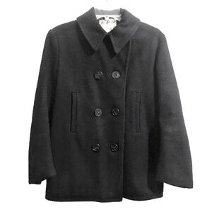 Fox Knapp Vintage 1960s 8 Anchor Button Pea Coat